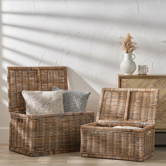 Set of 2 Kubu Rectangular Basket Chests