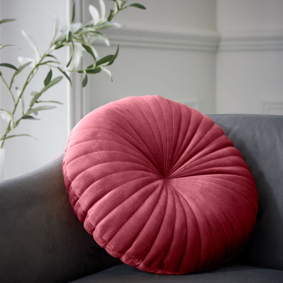Click to view product details and reviews for Catherine Lansfield Stitch Detail Round Cushion.