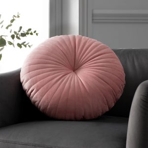 Catherine Lansfield Stitch Detail Round Cushion
