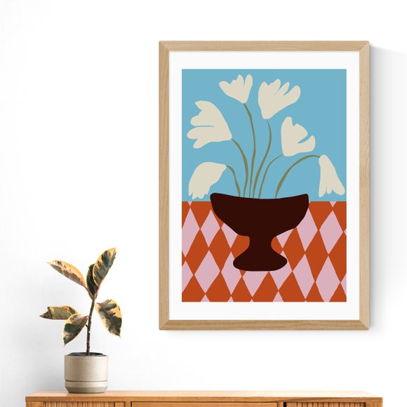 East End Prints Happy Blooming Print