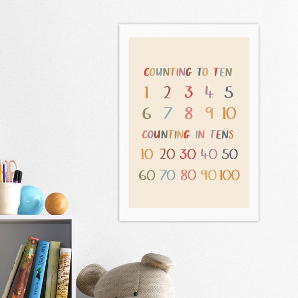 East End Prints Colourful Counting to Ten Print