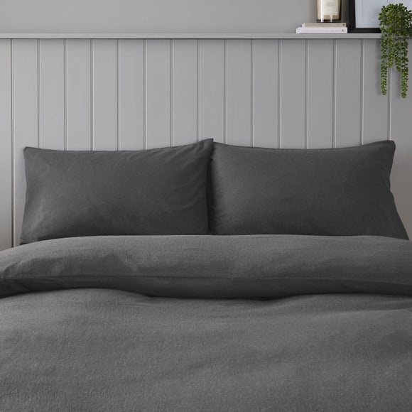 Soft & Cosy 100 Brushed Cotton Kingsize Standard Pillowcase Pair