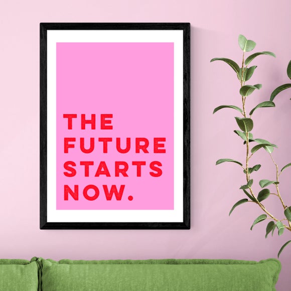 East End Prints The Future Starts Now Print