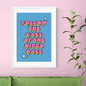 East End Prints Disco Ball Print