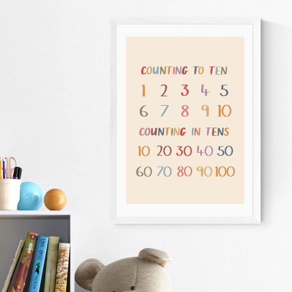 East End Prints Colourful Counting to Ten Print
