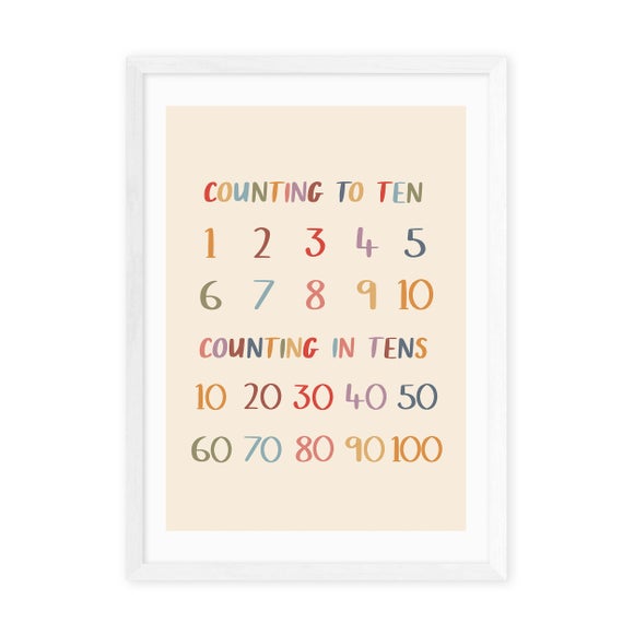 East End Prints Colourful Counting to Ten Print