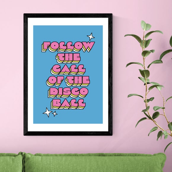 East End Prints Disco Ball Print
