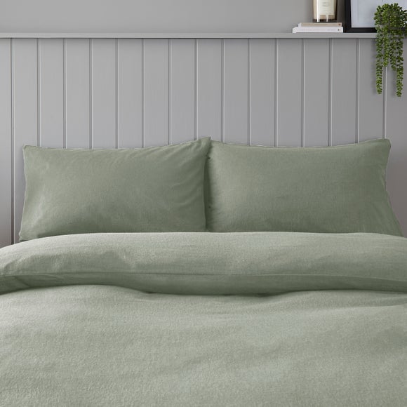 Soft & Cosy 100 Brushed Cotton Kingsize Standard Pillowcase Pair