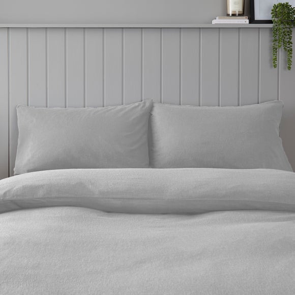 Soft & Cosy 100 Brushed Cotton Kingsize Standard Pillowcase Pair