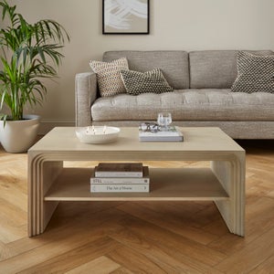 Romy Coffee Table- Whitewash Mango Wood