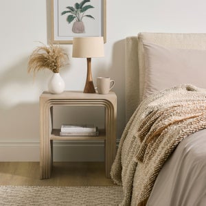 Romy Bedside Table- Mango Wood