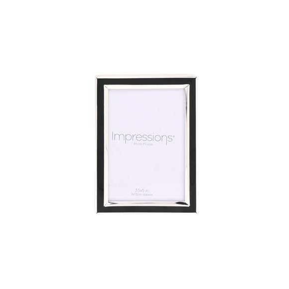 Impressions Black Epoxy Border Photo Frame