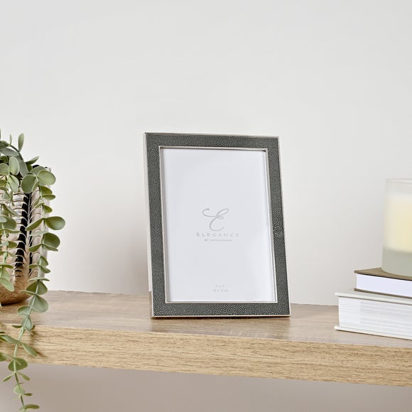 Elegance Faux Shagreen Photo Frame