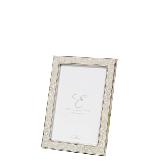 Elegance Faux Shagreen Photo Frame