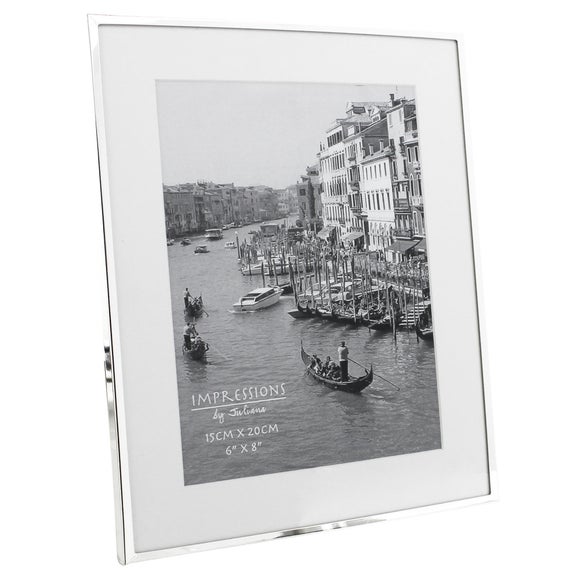 Impressions Silver Plated Metal Photo Frame