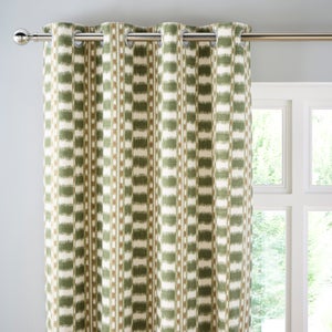 Avis Stripe Eyelet Curtains