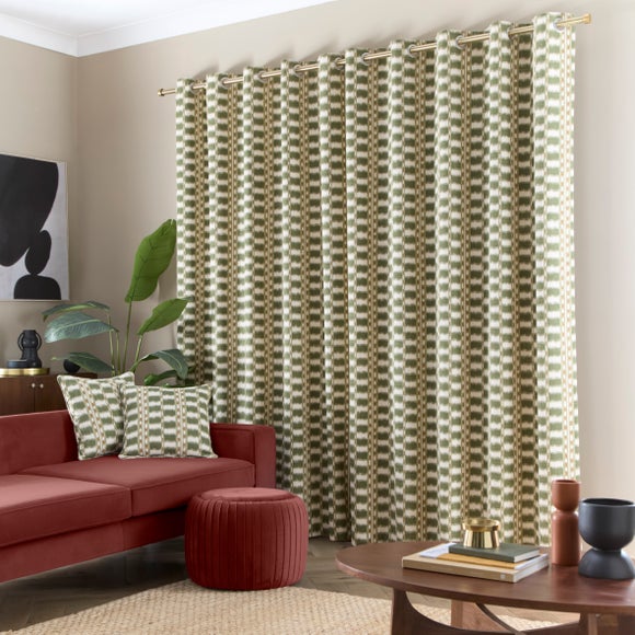 Photo 4 of Avis Stripe Eyelet Curtains
