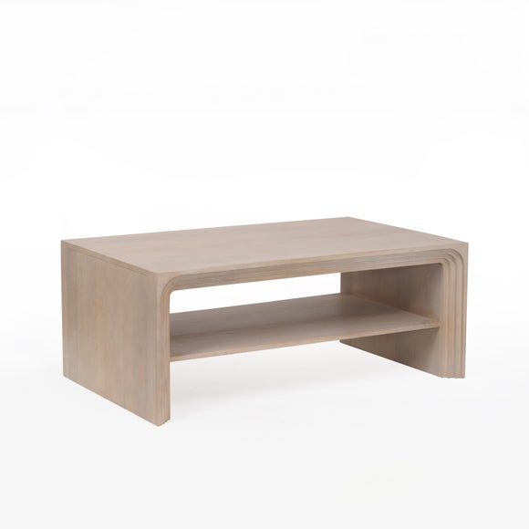 Grayson Coffee Nest of Tables, Light Mango Wood