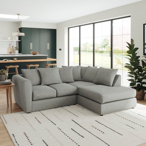 Blake Multi Texture Corner Chaise Sofa
