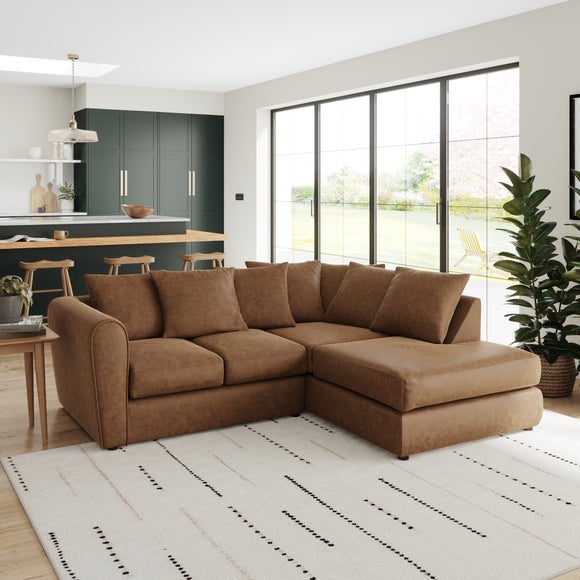 Click to view product details and reviews for Blake Arizona Faux Leather Corner Chaise Sofa.
