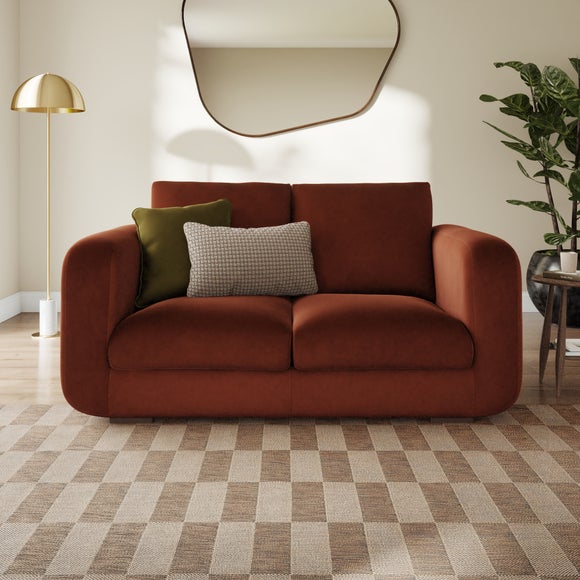 View Luca Matte Soft Velvet 2 Seater Sofa View Luca Matte Soft Velvet 2 Seater Sofa