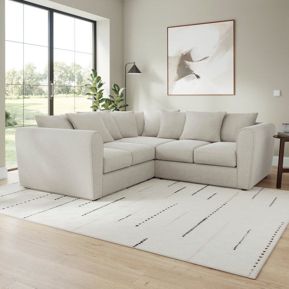 View Blake Soft Texture Chenille Large Corner Sofa View Blake Soft Texture Chenille Large Corner Sofa