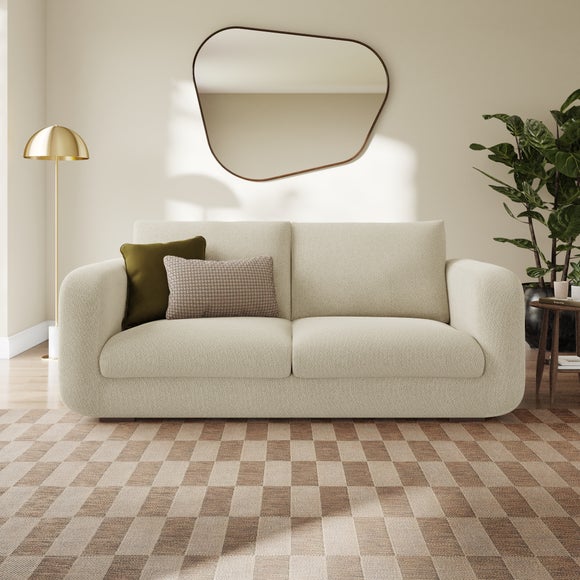 Luca Tonal Boucle 3 Seater Sofa