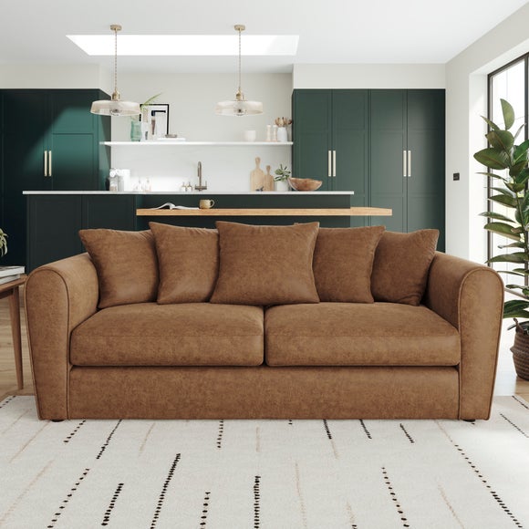 Blake Arizona Faux Leather 3 Seater Sofa