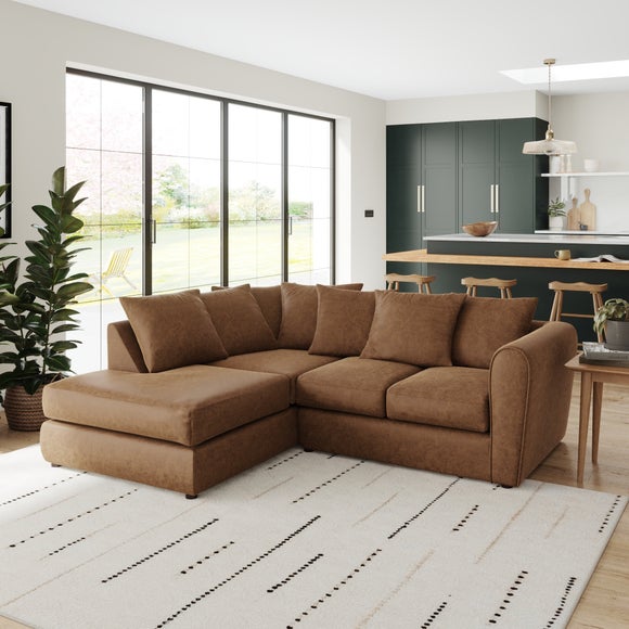 Blake Arizona Faux Leather Corner Chaise Sofa