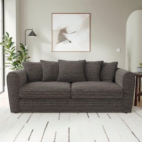 Blake Horizontal Jumbo Cord 3 Seater Sofa