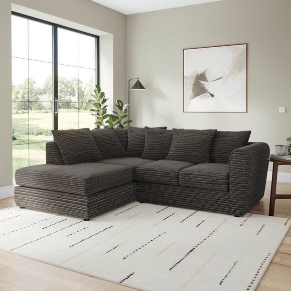 Click to view product details and reviews for Blake Horizontal Jumbo Cord Corner Chaise Sofa.