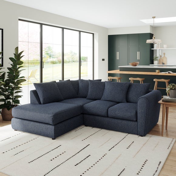 View Blake Multi Texture Corner Chaise Sofa View Blake Multi Texture Corner Chaise Sofa