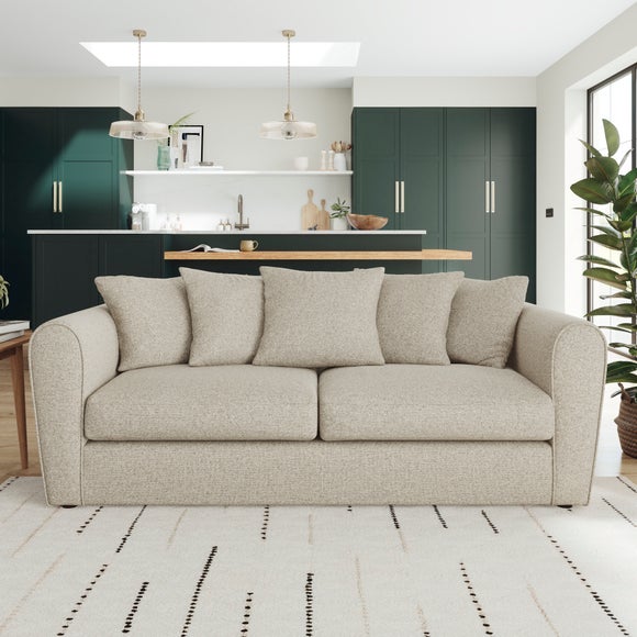 Blake Basket Weave Texture 3 Seater Sofa