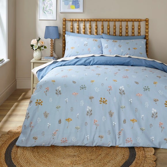 Scattered Cow Parsley 100% Cotton Duvet Cover & Pillowcase Set