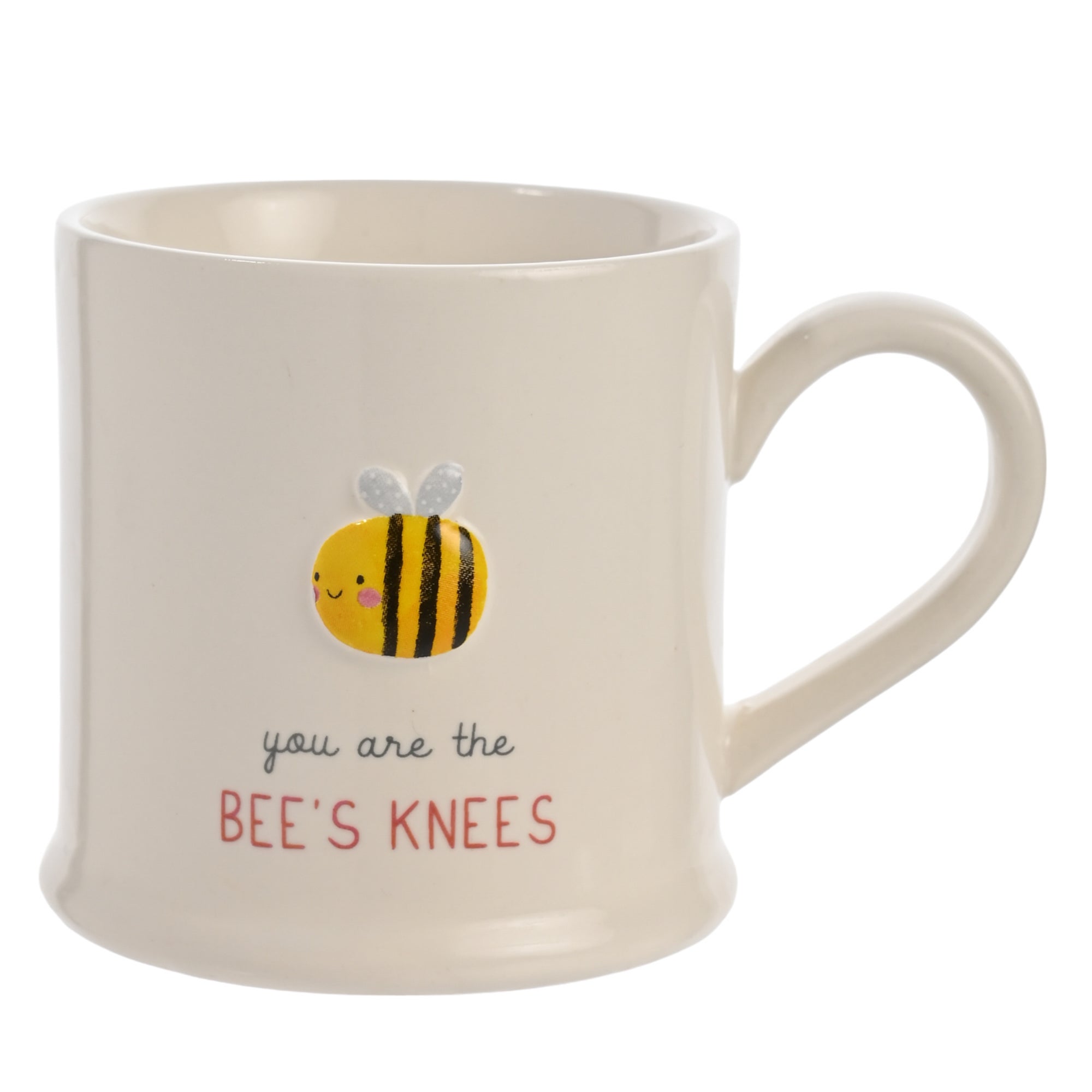 Love Life Bees Knees Embossed Mug | Dunelm