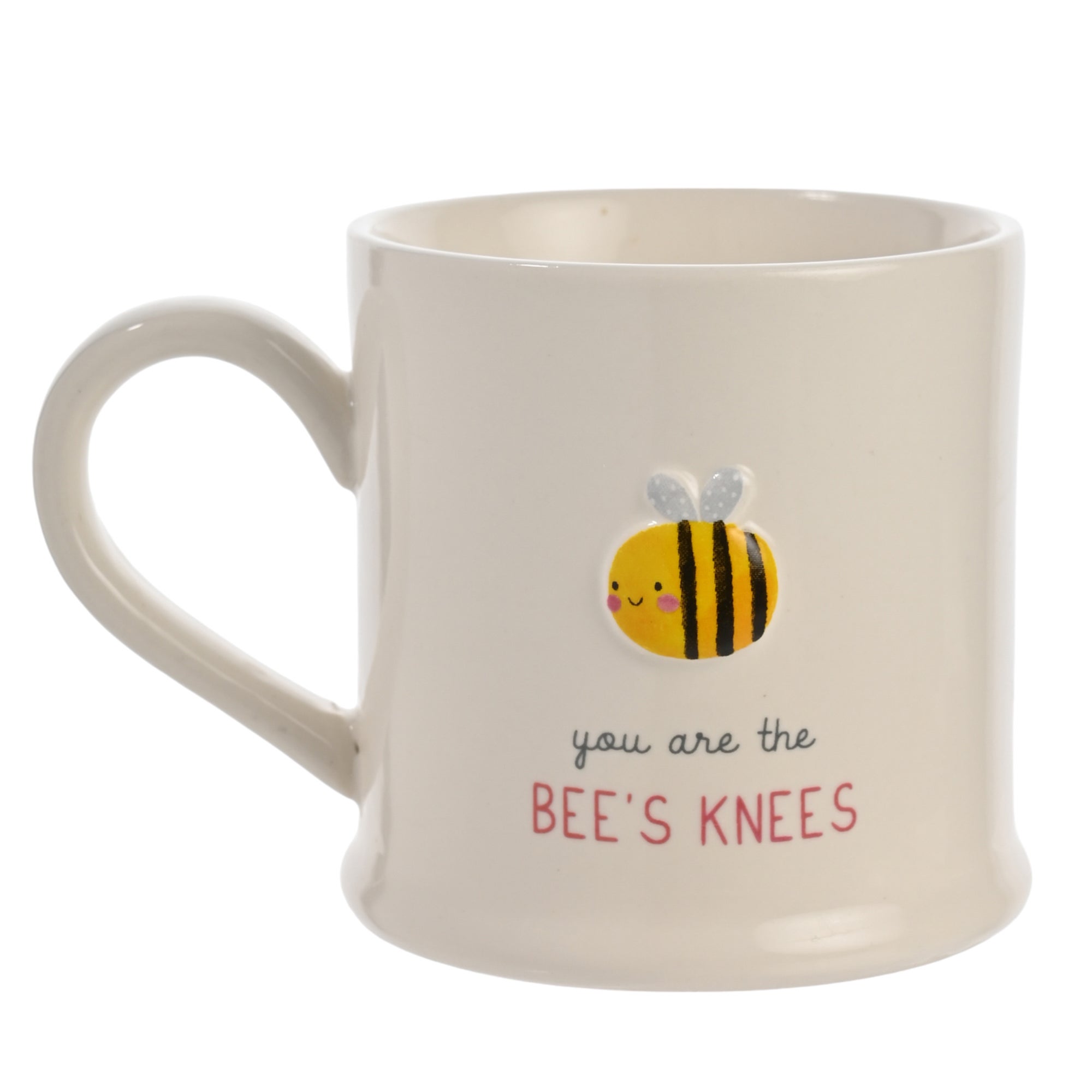 Love Life Bees Knees Embossed Mug | Dunelm