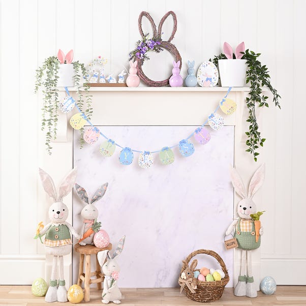 Alzata In Ceramica A Forma Di Coniglietto, Eggs-traordinary Gifting Company. Decorazione Pasqua E Primavera Per Servire Torte, Pasticcini E Panini.