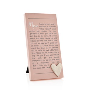 Mum Moments Plaque