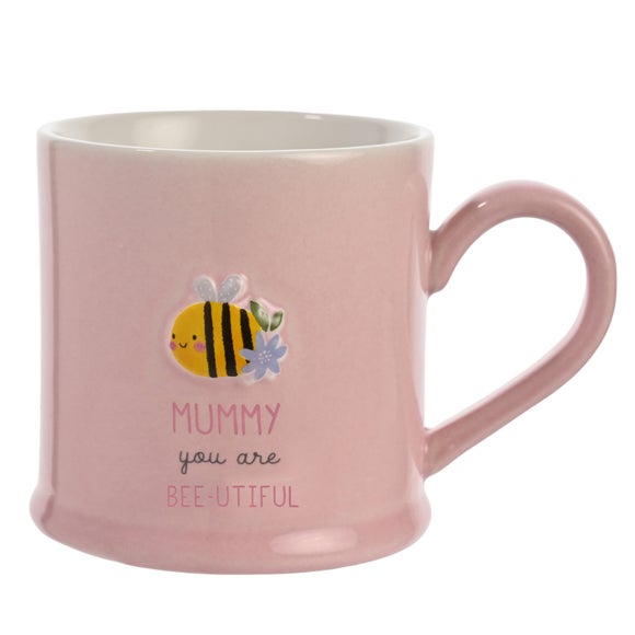 Click to view product details and reviews for Love Life Mummy Embossed Mug.