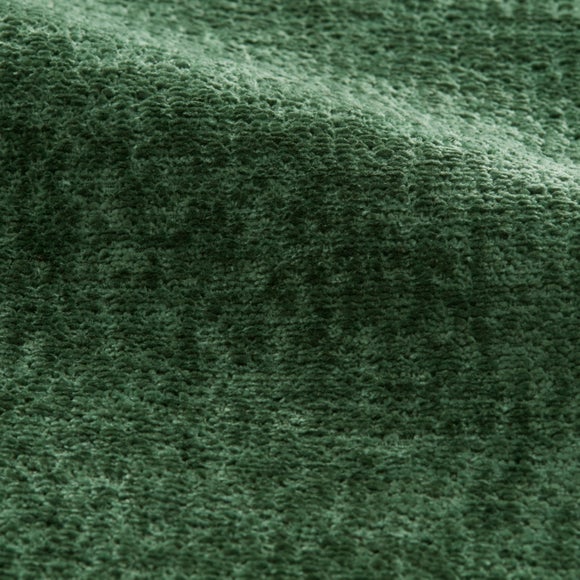 Textured Chenille Made To Measure Fabric By The Metre Forest (Green)