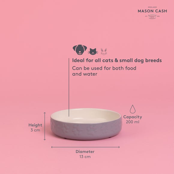 Mason Cash Set of 2 Cat Saucers Blue