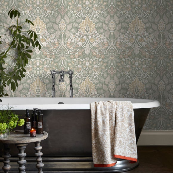 View William Morris At Home Rose Spring Garden Wallpaper View William Morris At Home Rose Spring Garden Wallpaper