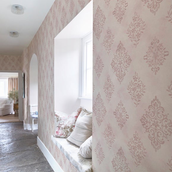 Shabby Chic by Rachel Ashwell® Diamond Motif Wallpaper