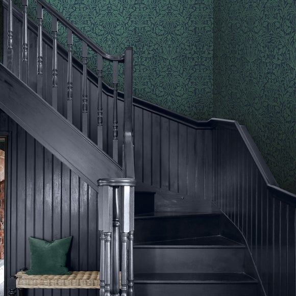 William Morris at Home Heritage Blue Wallpaper