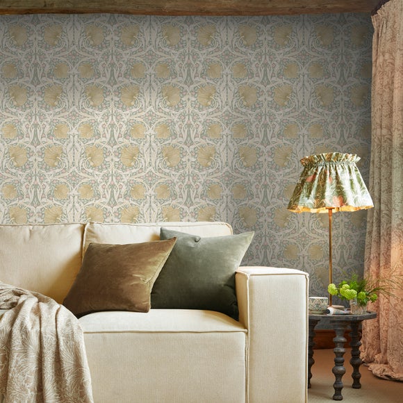 William Morris at Home Pimpernel Spring Breeze Wallpaper