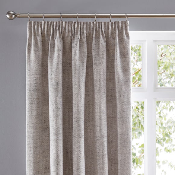 Churchgate Swithland Herringbone Pencil Pleat Curtains