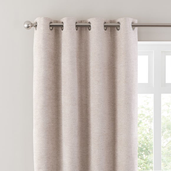 Boucle Chenille Eyelet Curtains