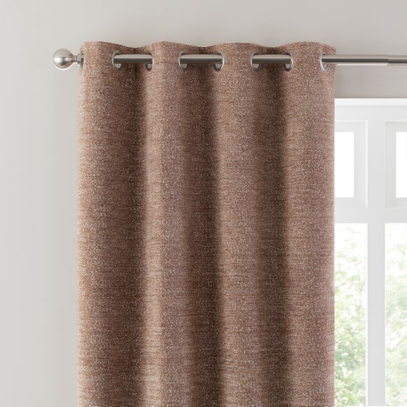 Boucle Chenille Eyelet Curtains