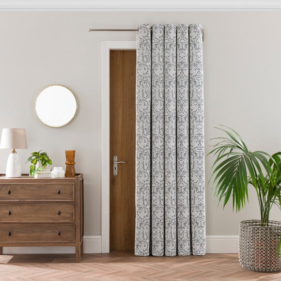 Click to view product details and reviews for Alora Chenille Thermal Eyelet Door Curtain.