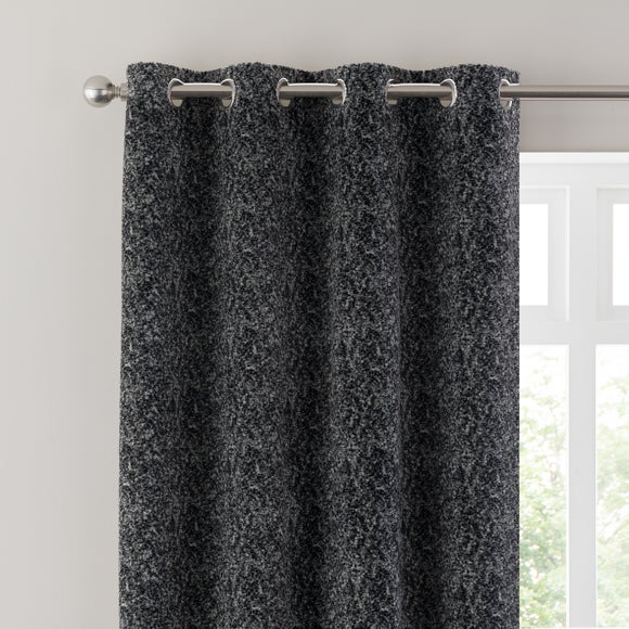 Luxe Textured Velvet Eyelet Curtains